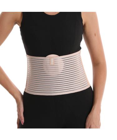 Umbilical Hernia Support Belt for Women. Adjustable Abdominal Hernia Band. Orthopedic Navel Brace. Comfortable Postpartum Girdle. Ideal for Hernia Relief (L/XL) L/XL (39 to 52 inch umbilical area)