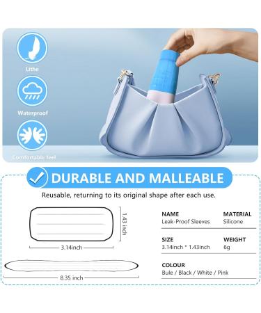 Skyconser Elastic Sleeves for Leak Proofing Travel Colorful-8 Leak Proof - Buy Online on GoSupps.com