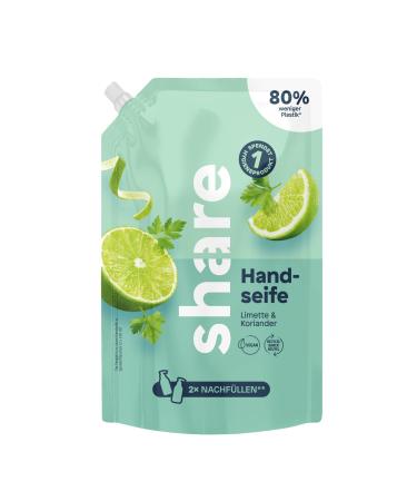 share Share Liquid soap refill lime and coriander 500 ml