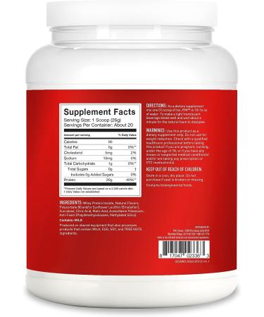 JYM Supplement Science Iso JYM Bombsicle 100% Whey Protein Isolate - Blueberry Cherry Flavor - 1.1 Pound Pack - 90 Calories - Zero Fat & Sugars - Clear Mix - for Men & Women - Buy Online on GoSupps.com