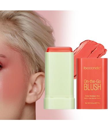 Kokiya Makeup Blush Blusher Professional Silky for Eyes Lips Cheeks Long wearing Portable Moisturizing Cosmetics Lip and Cheek Tint Orange - Buy Online on GoSupps.com