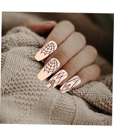 5 Sets Halloween Fake Nails Manicure False Nail Manicure Patch Fake Nails Tips Press on Nails Artificial Nail Women Fake Nail Detachable Fake Nail Women Nails DIY Nail Stickers Abs Healvian - Buy Online on GoSupps.com