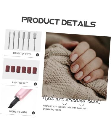 SKISUNO 1 Set Polisher Electric Tool Nail Drill Sanding Bands Nail Gel Kit Gel Nail Polish Bit Kit Nail Builder Gel Kit Nail Art Kit Manicure Pedicure Kit File Aluminum Alloy Miss Cordless 11.2X2X2CM Rose Gold - Buy Online on GoSupps.com