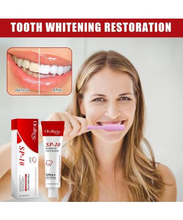 Sp-10 Ultra Whitening Toothpaste Ultra Whitening Sp-10 Probiotic Toothpaste Lightening Sp-10 Sp 10 Ultra Whitening Toothpaste Sp-10 Ultra Whitening Toothpaste Sp-10 With Toothbrush - Buy Online on GoSupps.com