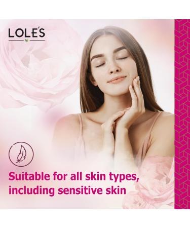 LOLE'S Micellar Wipes with Rose Water - Gentle Makeup Remover with Plant Based Ingredients - Buy Online on GoSupps.com
