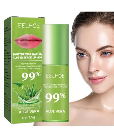 Color Lip Gloss - Nourishing Lip Moisturizer with Aloe - Lip Lifting Lip Gloss Powerful Lip Plumping Oil Prevents Dubbulon Lips
