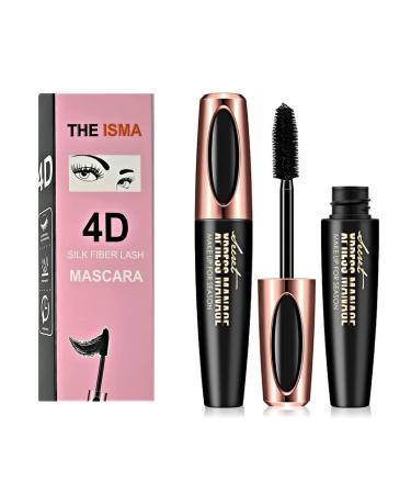 THE ISMA 4D Silk Fiber Lash Mascara Waterproof Extra Long Lash Mascara & Thick Long Lasting Waterproof & Smudge-Proof Eyelashes - Buy Online on GoSupps.com
