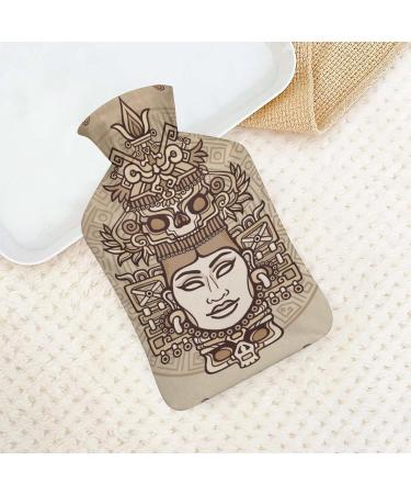 Minority Woman Hot Water Bottle with Plush Cover - Hand Warmer for Adults & Children (26.5x15.3cm) - International Shipping Available - Buy Online on GoSupps.com