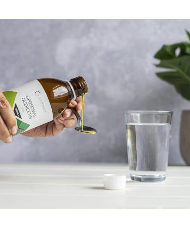 Pure Liposomal Quercetin - High Strength Antioxidant with Maximum Bioavailability - All Natural Vegan Liquid Supplement - Made in Germany - Buy Online on GoSupps.com