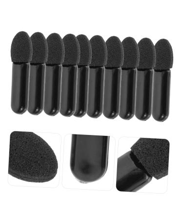 FRCOLOR 100pcs Mini Eyeshadow Swabs & Lip Balm Brushes - Makeup Applicator Set for Cosmetics & Lipstick | Black Foam Wand - Buy Online on GoSupps.com