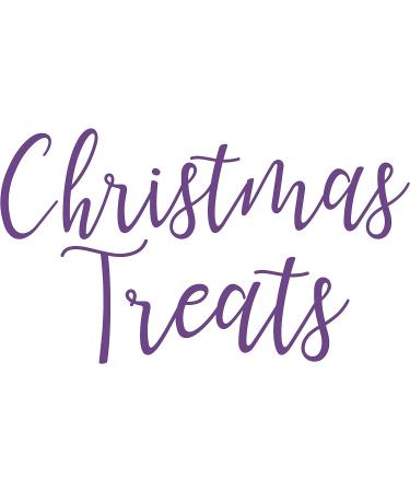 Christmas Treats - Vinyl Sticker Decal Label Transfer for Jar Container. Party Sweets Chocolates Gift Bag Box (Small - 3cm Tall Capital Letter Height Rose Pink) Small - 3cm tall Capital Letter Height Rose Pink - Buy Online on GoSupps.com