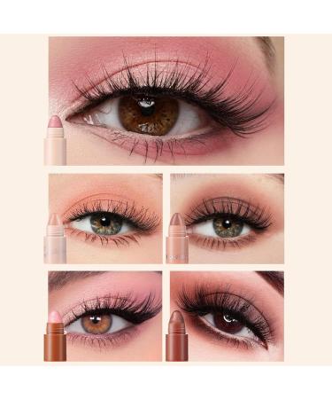  Generisch Shimmer Eyeshadow Pencil Shimmer Cream Eyeshadow Pencil Eyeshadow Pencil Lipstick and Lipstick Eyeshadow Pencil Full Coverage for Girls - Buy Online on GoSupps.com