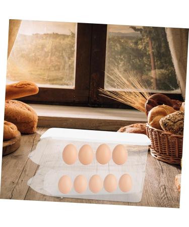 Hemobllo 2pcs Egg Storage Box Fridge Eggs Egg Tray for Refrigerator Egg Dispenser Egg Holder Household Pack - Buy Online on GoSupps.com