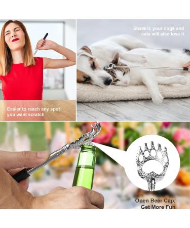 StaiBC Bear Claw Telescopic Back Scratcher & Massager - Portable Hand Tool for Humans & Pets (2 Pack) - Buy Online on GoSupps.com