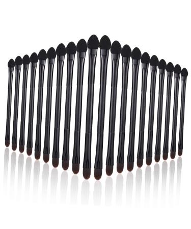Beavorty 20pcs Double Eye Shadow Makeup Make up Blending Face Makeup Lipstick Applicators Eye Cosmetics Brush Eyeshadow Cosmetics Makeup Supplies Makeup Tool