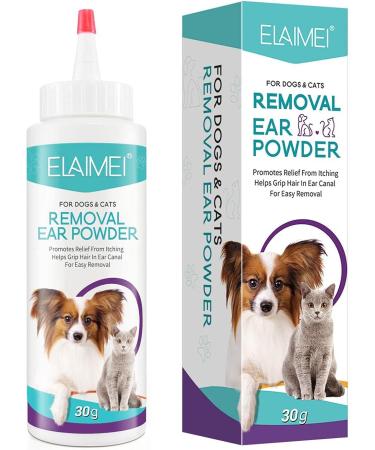 Pet Ear Powder Painless Hair Removal Powder Pet Health Care for Dogs Cats Pet Ear Health Care Cleaning Supplies - Buy Online on GoSupps.com