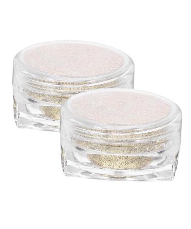 TOVINANNA 2pcs Loose Pigment Eyeshadow Eye Shadow Glitter Eyeshadow Make up Highlighter 1 count (Pack of 1) Golden