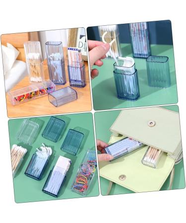 Villcase 30PC Travel Toothpick Box & Swab Holder - Portable Jewelry & Dental Dispenser in 5 Colors | Travel-Resistant Cotton Pad Container - Buy Online on GoSupps.com