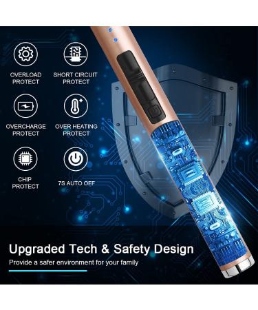 ARECTECH Rechargeable Electric Arc Plasma Lighter - Champagne Gold for Candle, Kitchen, Camping - Buy Online on GoSupps.com
