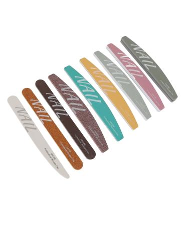 9 Piece Professional Nail File Set for Acrylic Nails Efficient Manicure Tools with Sand Strip Set for Nail Care