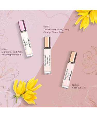 Salvatore Ferragamo Signorina Perfume for Women Mini Variety Spray Gift Set 0.34 Ounce Signorina In Fiore Ribelle - Buy Online on GoSupps.com