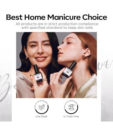 modelones Gel Nail Polish 6 Colors Cat Eye Black White Gray Silver Glitter Shimmer Gel Polish Kit with Magnet Sparkle Galaxy Series Soak Off Nail Art Manicure Home Gift for Women Girl - Buy Online on GoSupps.com