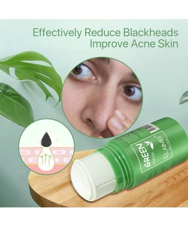 Green Mask Stick | Solid Cleaning Tone Mask for Oil Control Pore & Blackhead Removal | Moisturizing Face Treatment - Buy Online on GoSupps.com