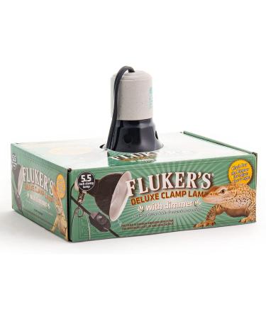 Fluker's Repta-Clamp 5.5 Ceramic Lamp with Dimmable Switch - Ideal for Reptile Lighting - Buy Online on GoSupps.com