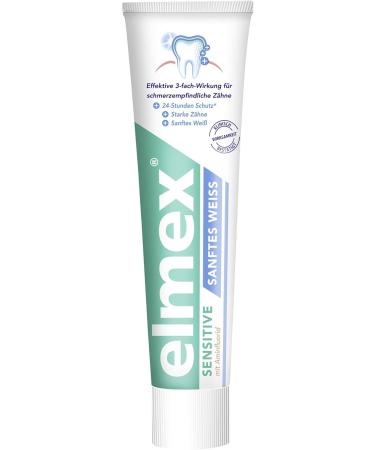 elmex SENSITIVE Plus Gentle White Toothpaste - 75 ml | Best for Sensitive Teeth | International Shipping Available - Buy Online on GoSupps.com