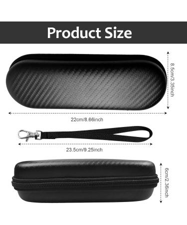 Yolonce Electric Toothbrush Travel Case - Portable Hard Shell Holder with Accessories - Black Striped Travel Etui - Buy Online on GoSupps.com