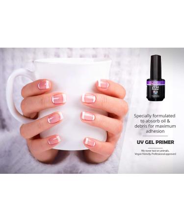 Cacee Nail Primer Duo Set - UV Gel & Pro Bond 0.5oz - Low Odor, Protect & Strengthen Nails - For Acrylics & Color Gel Polish - Buy Online on GoSupps.com