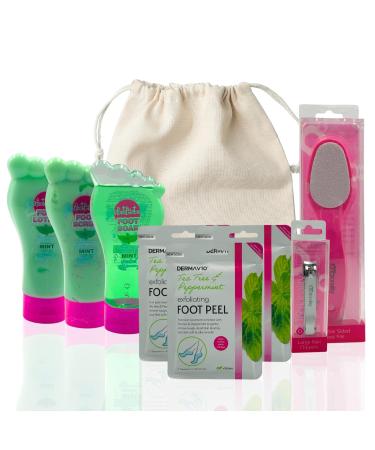 Ultimate Foot Care Bundle with Exfoliating Essentials for Foot Mask Foot Peel Mask Foot Spa
