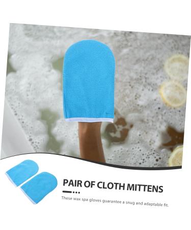 Beaupretty Chauffants La Paraffine Mitaines De Bain Pour Les Mains Masque Pour Les Mains Doublures Hydratantes 25.50X15.00X1.00CM bleu - Buy Online on GoSupps.com