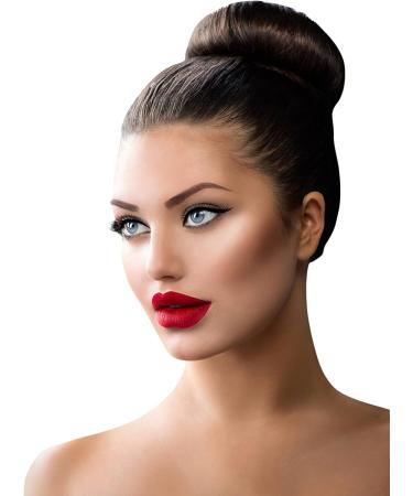 Styla Hair 3 Piece Donut Hair Bun Maker (1 Small 1 Medium 1 Large) Brown - Buy Online on GoSupps.com