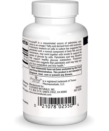 Source Naturals Provinal Omega-7 Softgels - 30 Count for Heart & Joint Health - Buy Online on GoSupps.com