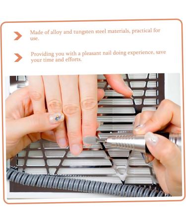 FRCOLOR Cell Phone Accessories Nail Polishing Accessories 1set Grinding Head Set Head Tungsten Steel Pedicure Manicure Grinding Tools Nail Art Accessories - Buy Online on GoSupps.com