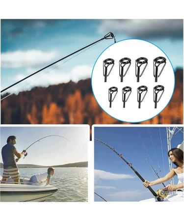 Bajiuxhfei 32-Piece Fishing Rod Repair Kit | Top Ring Rod Rings & Accessories - 8 Sizes for Optimal Fishing Performance - Buy Online on GoSupps.com