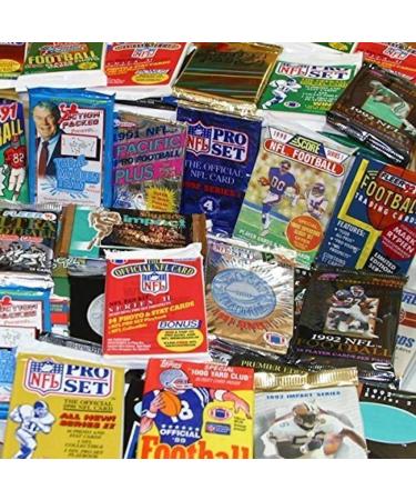 Vintage Football Cards Lot - 60 Unopened Packs from 80s/90s - Buy Online on GoSupps.com