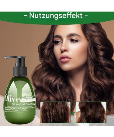  BommFu Elastin - Moisturizer - Hair styling and care - Olive-based moisturizing conditioner for curl care - Natural moisturizing cream for conditioning curly hair - Buy Online on GoSupps.com