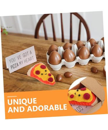 RUNROTOO Box Christmas Stocking Stuffers Festival Gift Christmas Goody Bag Filler Gifts for Stocking Stuffers The Gift Toys Friends Present Non-woven Fabric Small Toy Pizza - Buy Online on GoSupps.com