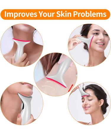 Face Neck Massager 3-in-1 Electric Facial Massager Anti-Wrinkle Face Device - Buy Online on GoSupps.com