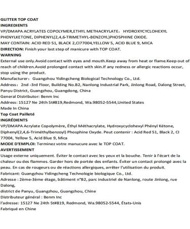 Modelones Glitter Gel Top Coat 10ml Iridescent Silver Mix Glitter Gel Polish No Wipe Top Coat Glossy Sparkly Finish Long Lasting Soak Off Rainbow Shimmer Glitter Gel Nail Polish Nail Art Manicure - Buy Online on GoSupps.com