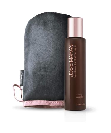 Josie Maran Argan Liquid Gold Self Tanning Body Oil - Get A Fast-Absorbing Immediate Glow with Intense Nourishment (129ml/4.3oz Mango)