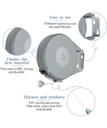 PINVNBY Retractable Dog Tie 39ft Retractable Tie Out for Dogs Heavy Duty Quality Dog Tie Out Suit for Outside Yard Garden Camping Lawn - Buy Online on GoSupps.com