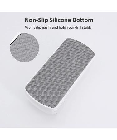 Nail Drill Bits Holder with 30 Holes, Steel Wire & Nylon Brushes Organizer for Manicure Tools - Buy Online on GoSupps.com
