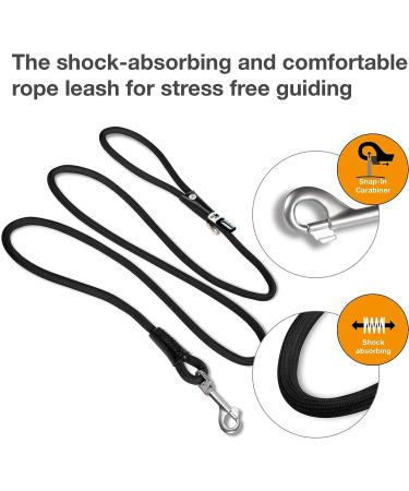 Buy Stretch Comfort Leash Black M - Durable Adjustable International Shipping Available | Best eCommerce Deals - Buy Online on GoSupps.com