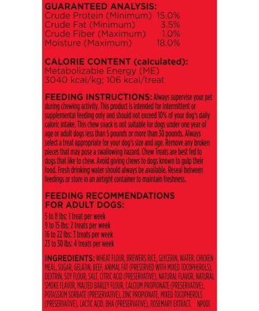 Milk Bone Mini Comfort Chews Rawhide Free Dog Treats with Unique Chewy Texture and Real Beef 18 Mini Chews - 22.2 Oz - Pack Of 4 - Buy Online on GoSupps.com