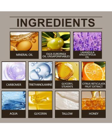 OLLZPJFPK Beef Fat Honey Moisturizing Cream Gentle Moisturizing and Moisturizing Dry Skin Locking Water Refreshing Skin Care Cream - Buy Online on GoSupps.com