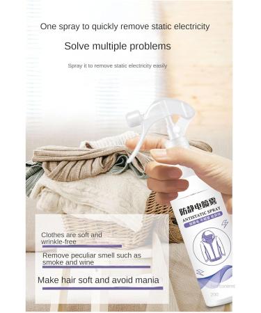 Antistatic Spray Softens Clothes Anti-Wrinkle and Anti-Static Professional Static Removal and Protection for Clothes - Buy Online on GoSupps.com