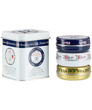 Smith's Rosebud Salve Set - 0.8oz Collectors Lavish Layers & 0.5oz Trio Lip Balm | Original Minted & Strawberry | International Shipping & Self Care E-book - Buy Online on GoSupps.com
